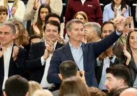 Asistentes al acto de clausura de la Intermunicipal del Partido Popular en Valladolid.