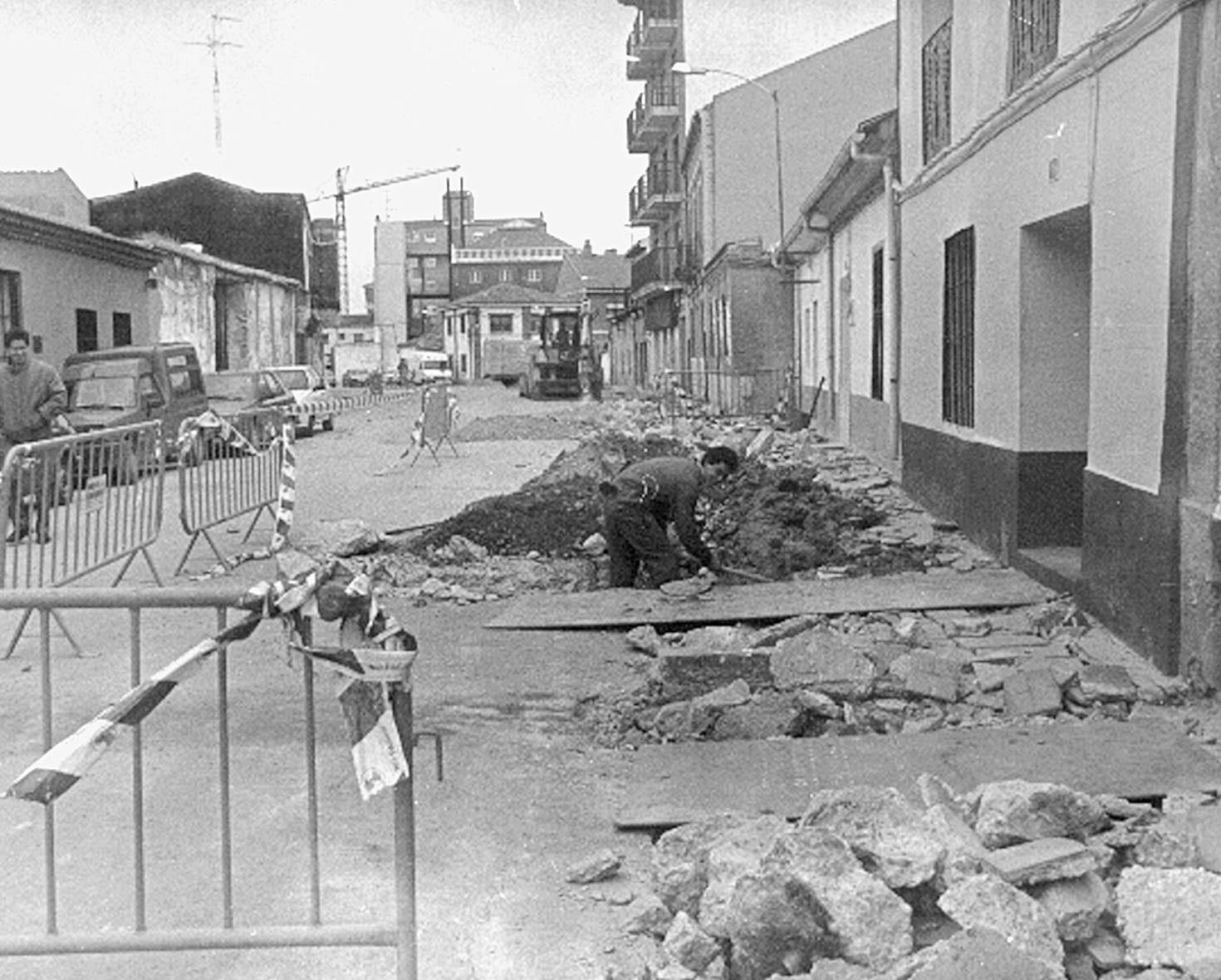 Pavimentación de calles. 1993.