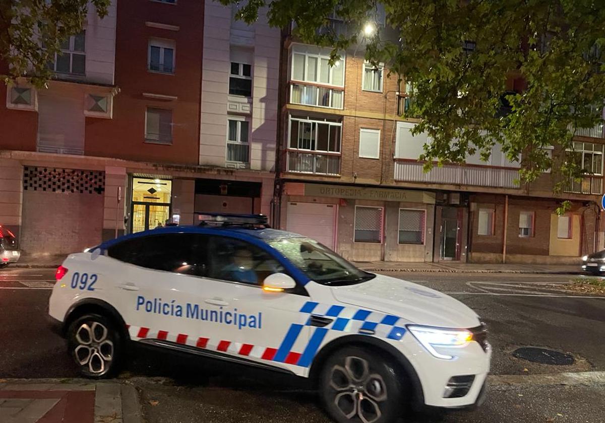 Coche de la Policía Local en Valladolid.