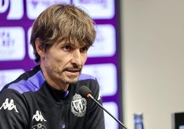 Álvaro Rubio, durante la rueda de prensa previa al partido de Copa del Rey.