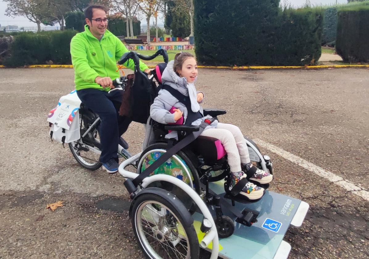 Bicicleta adaptada utilizada para el estudio elaborado por la UEMC.