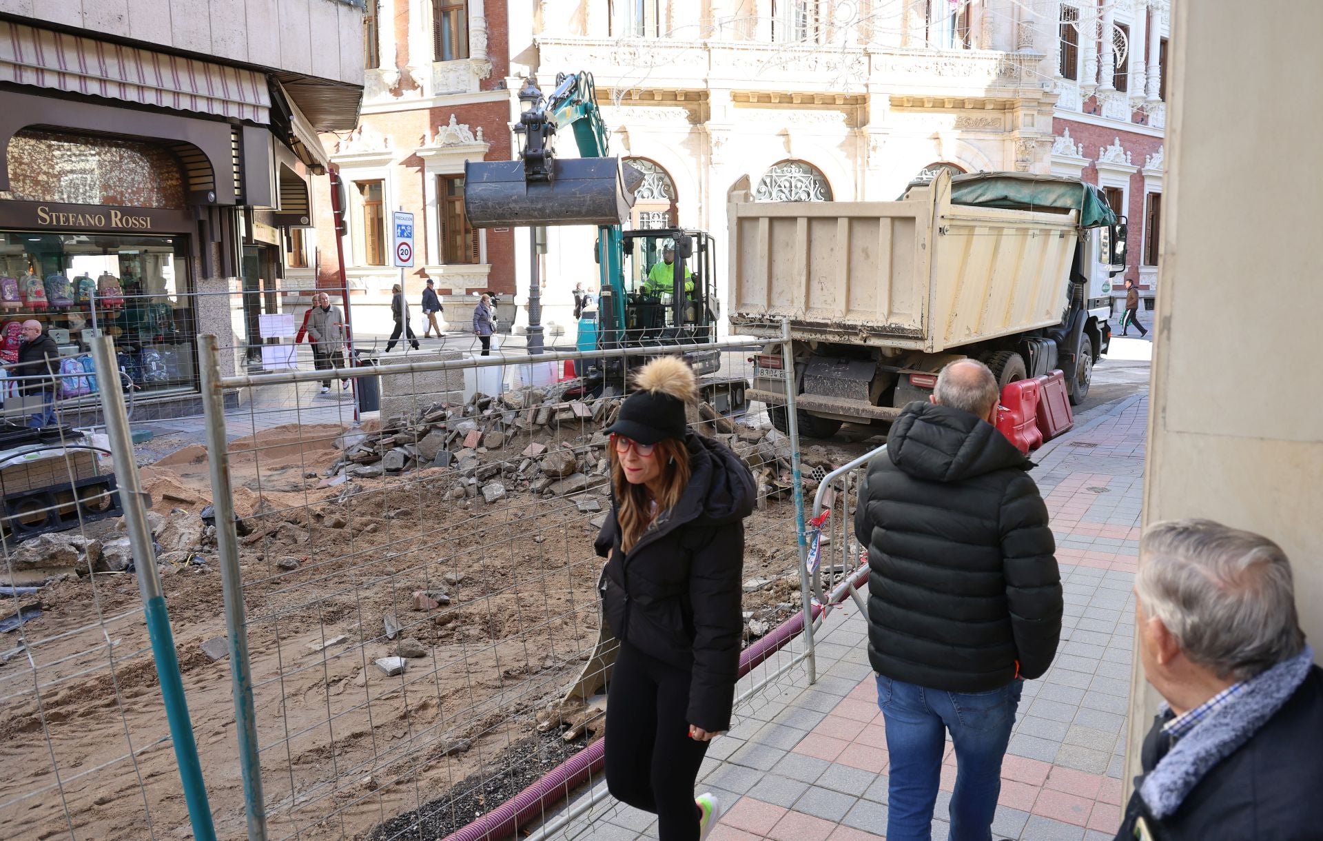 Carrera contra el reloj en la calle Don Sancho