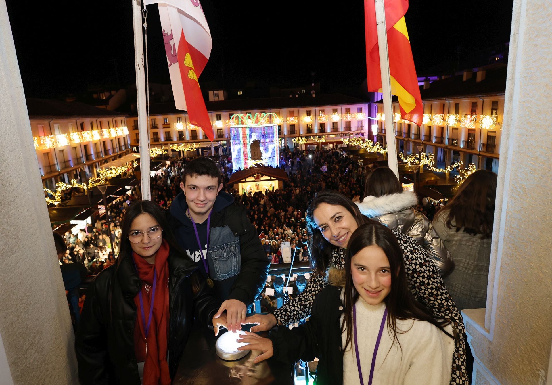 Palencia disfruta de una iluminación navideña especial