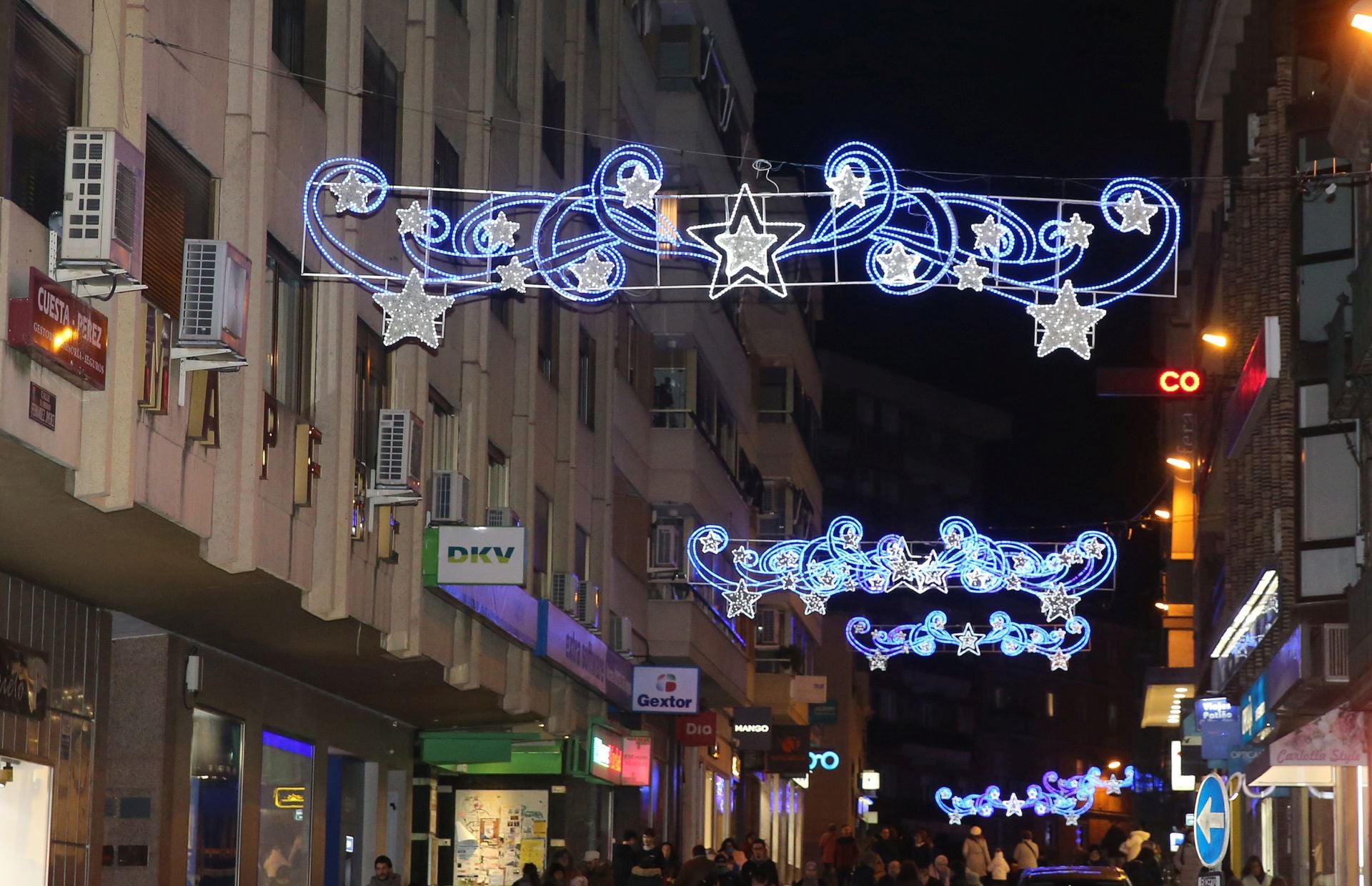 Fotografías de las luces de Navidad en Segovia