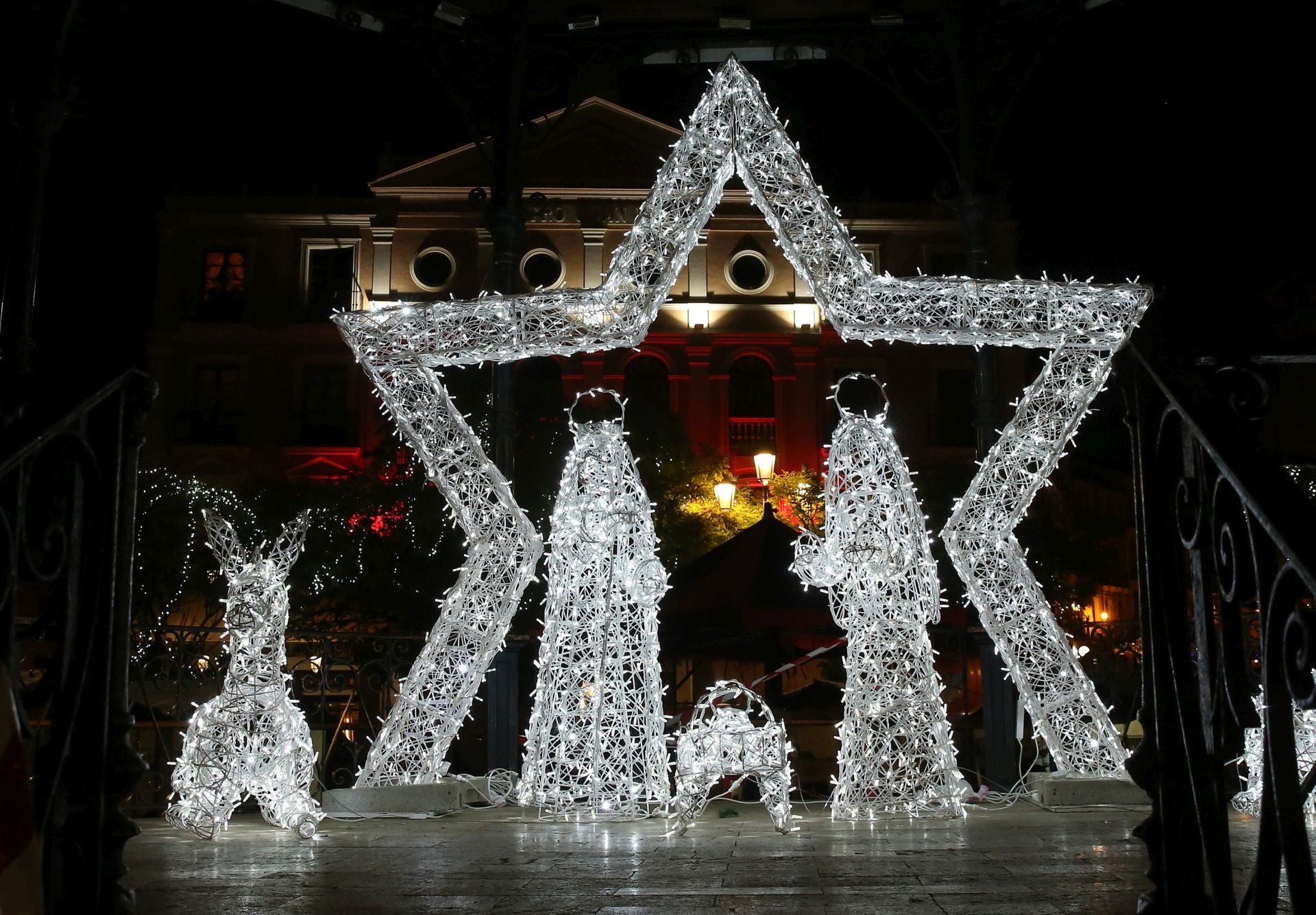 Fotografías de las luces de Navidad en Segovia