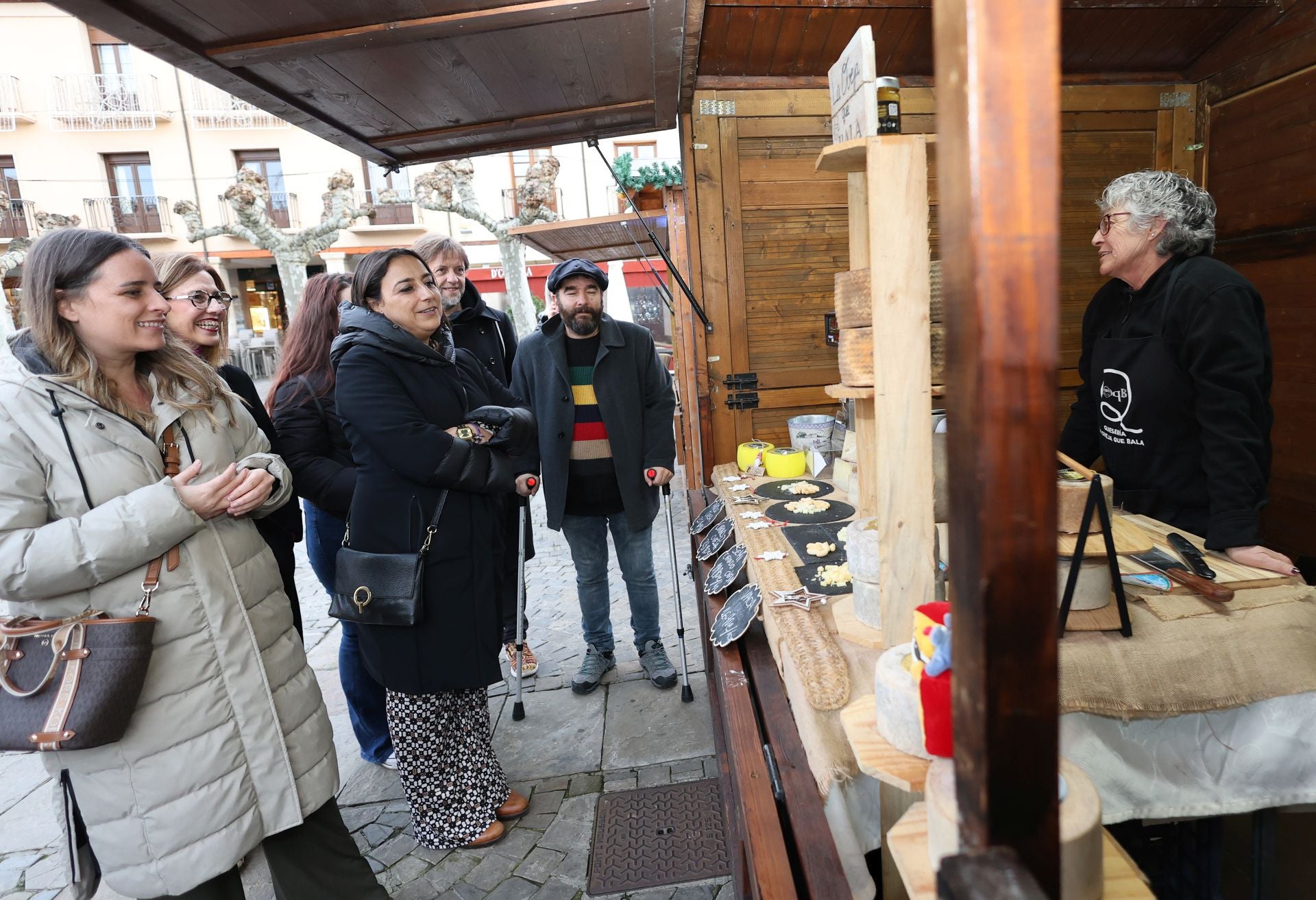 Un mercado para alegrar la Navidad en Palencia