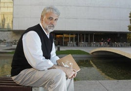 Eduardo Moga en el Museo del Patio Herreriano.