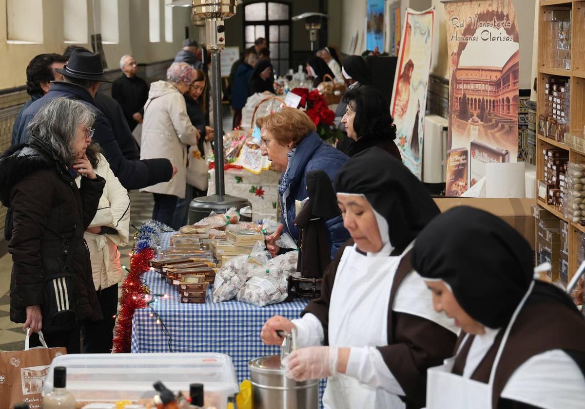 Así es la feria de dulces de clausura de Palencia