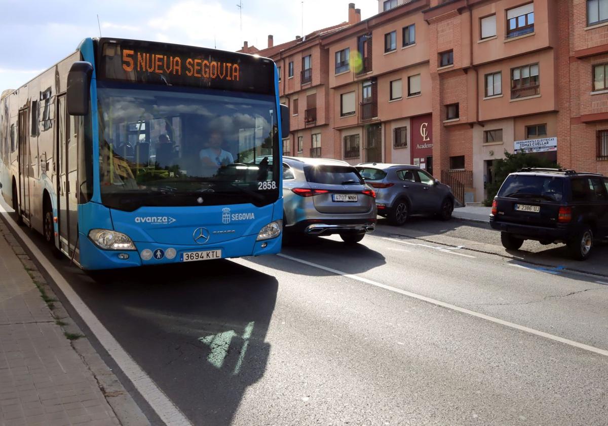 Autobús urbano de Segovia.