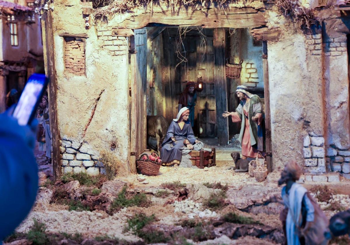 Belén en la iglesia de las Angustias, Valladolid.