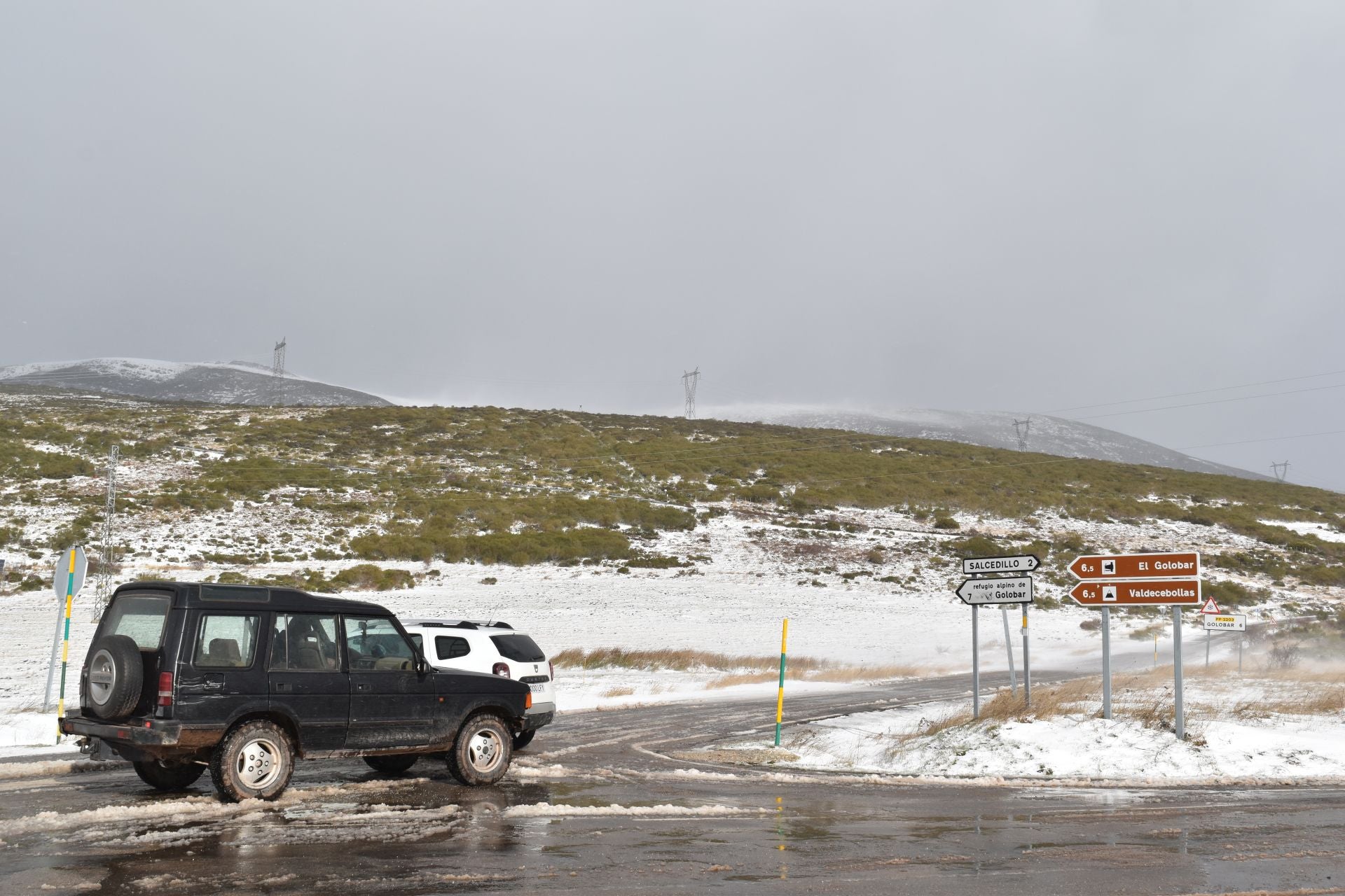 El norte de Palencia se tiñe de blanco