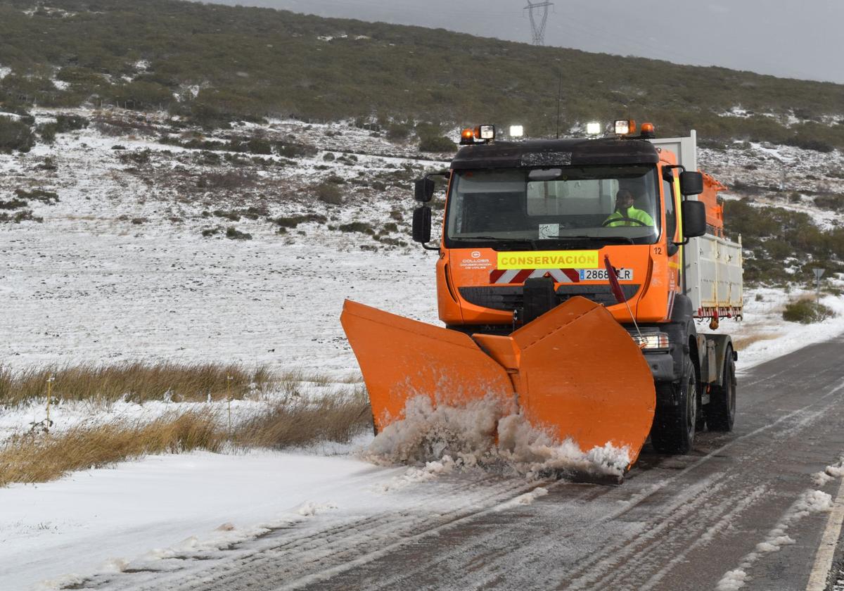 El norte de Palencia se tiñe de blanco