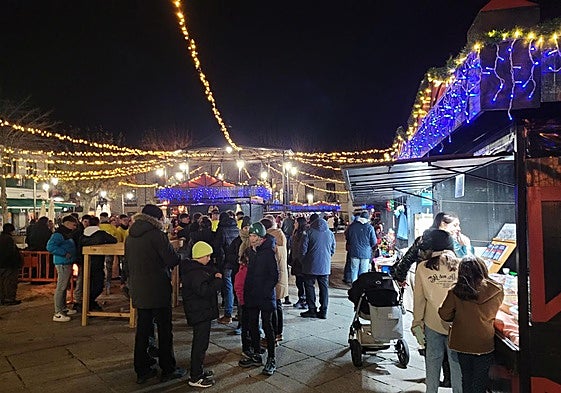 Mercadillo navideño de El Espinar.