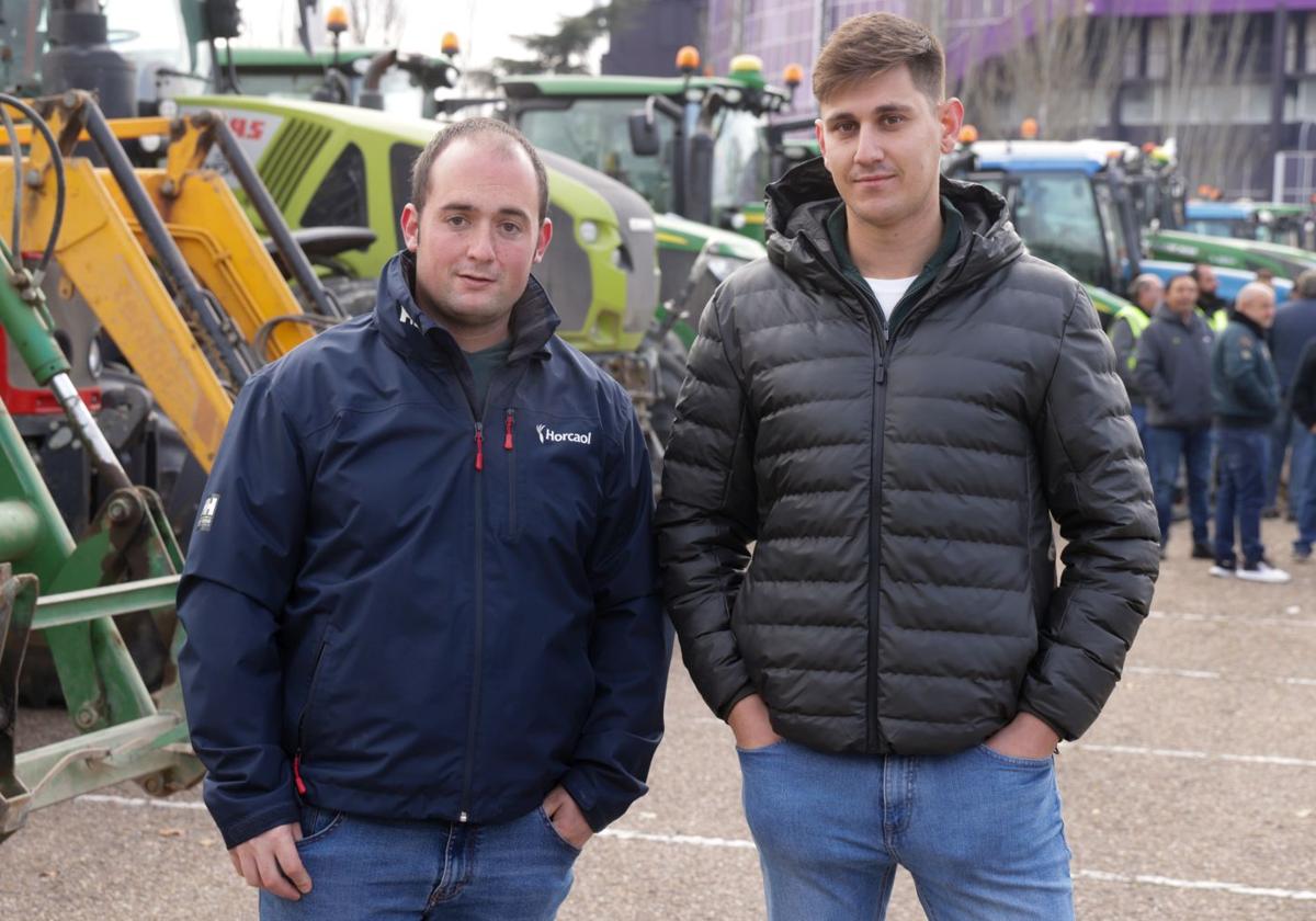 Gonzalo Ajo, de 29 años, y José Carlos Cáceres, de 28 años, trabajadores del campo.