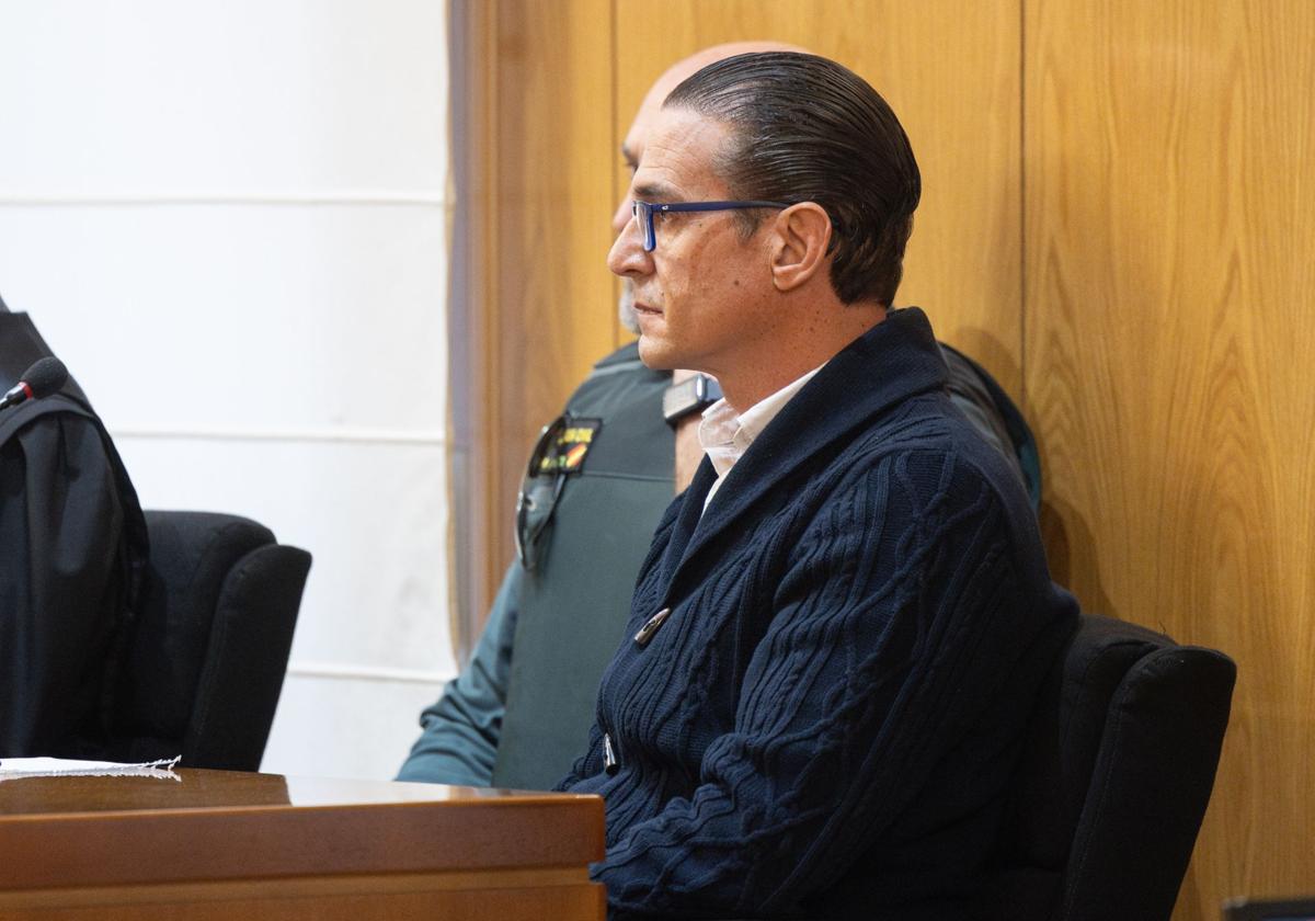 David Maroto, durante la primera sesión del juicio.