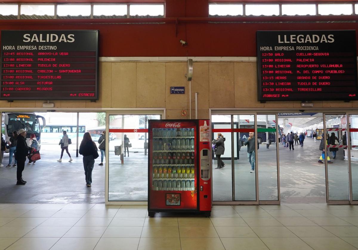 Imagen de archivo de la estación de autobuses de Valladolid.