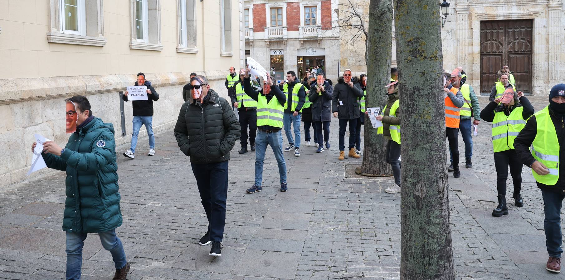 Silbidos y pataleos de la Policía Local de Palencia