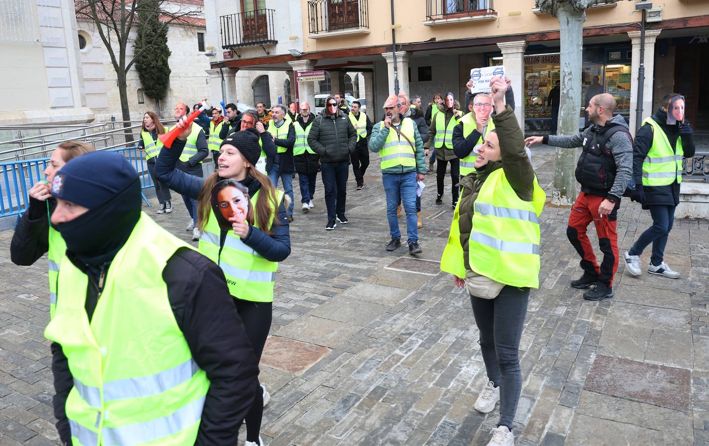 Silbidos y pataleos de la Policía Local de Palencia