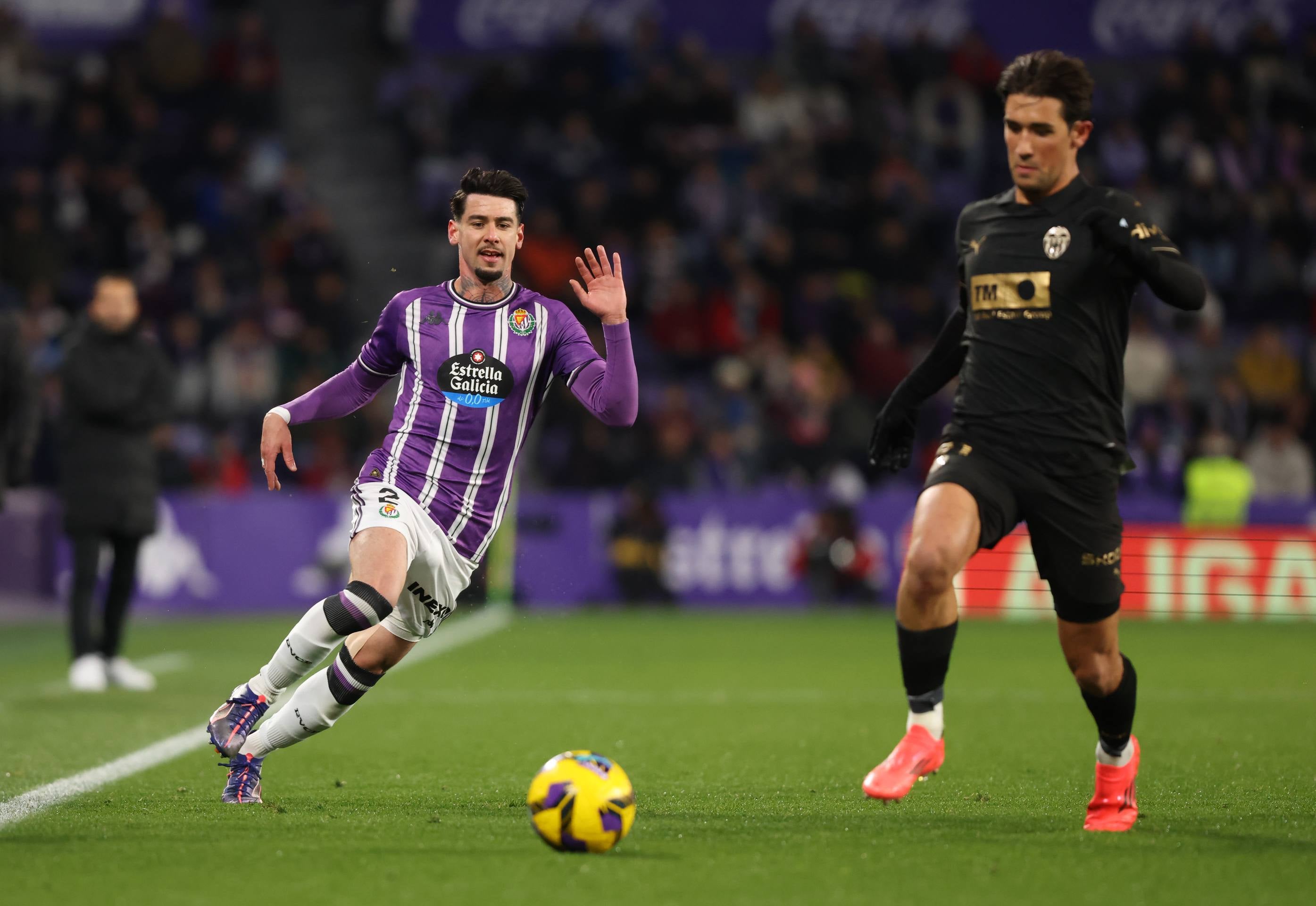 El triunfo del Real Valladolid ante el Valencia, en imágenes