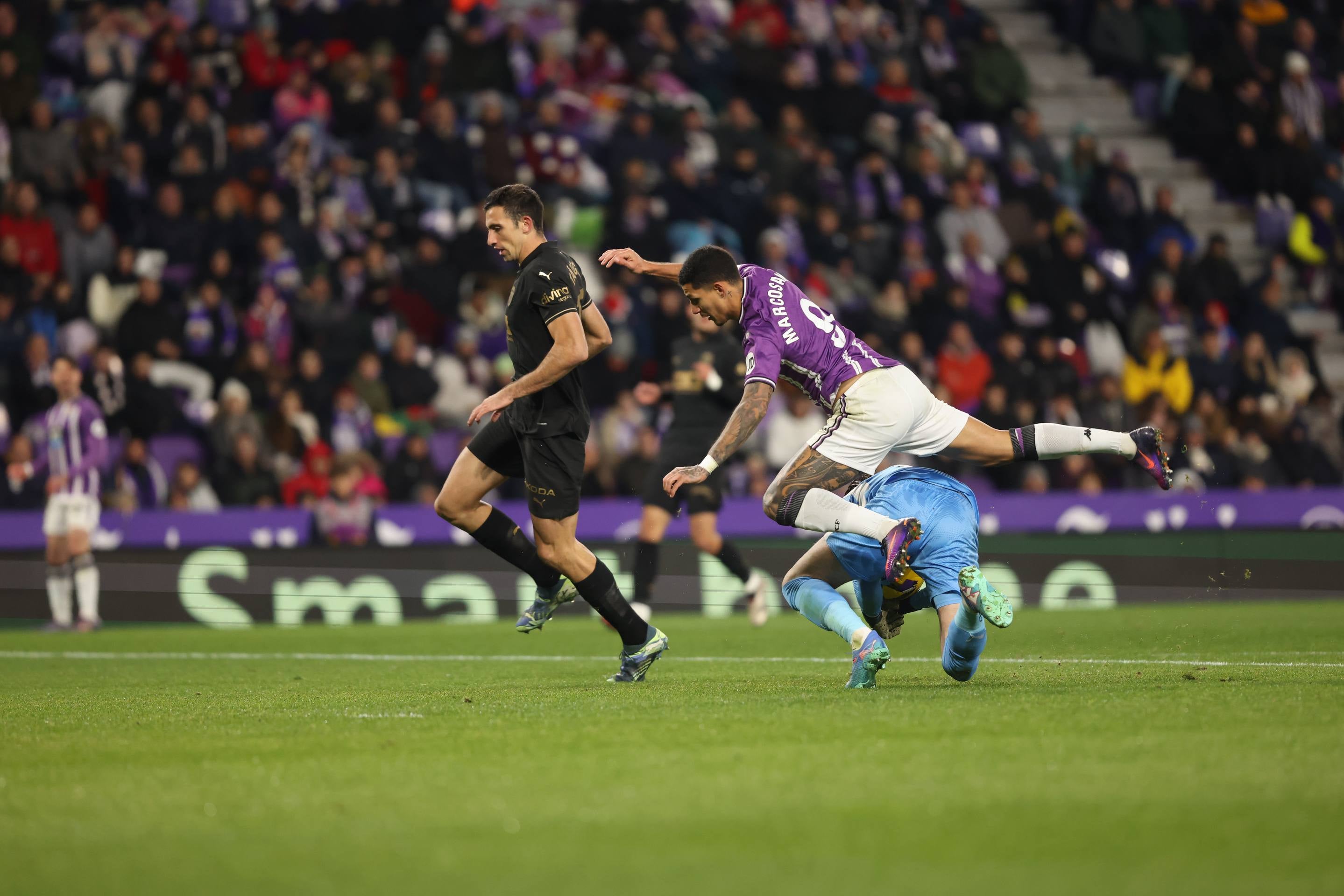 El triunfo del Real Valladolid ante el Valencia, en imágenes