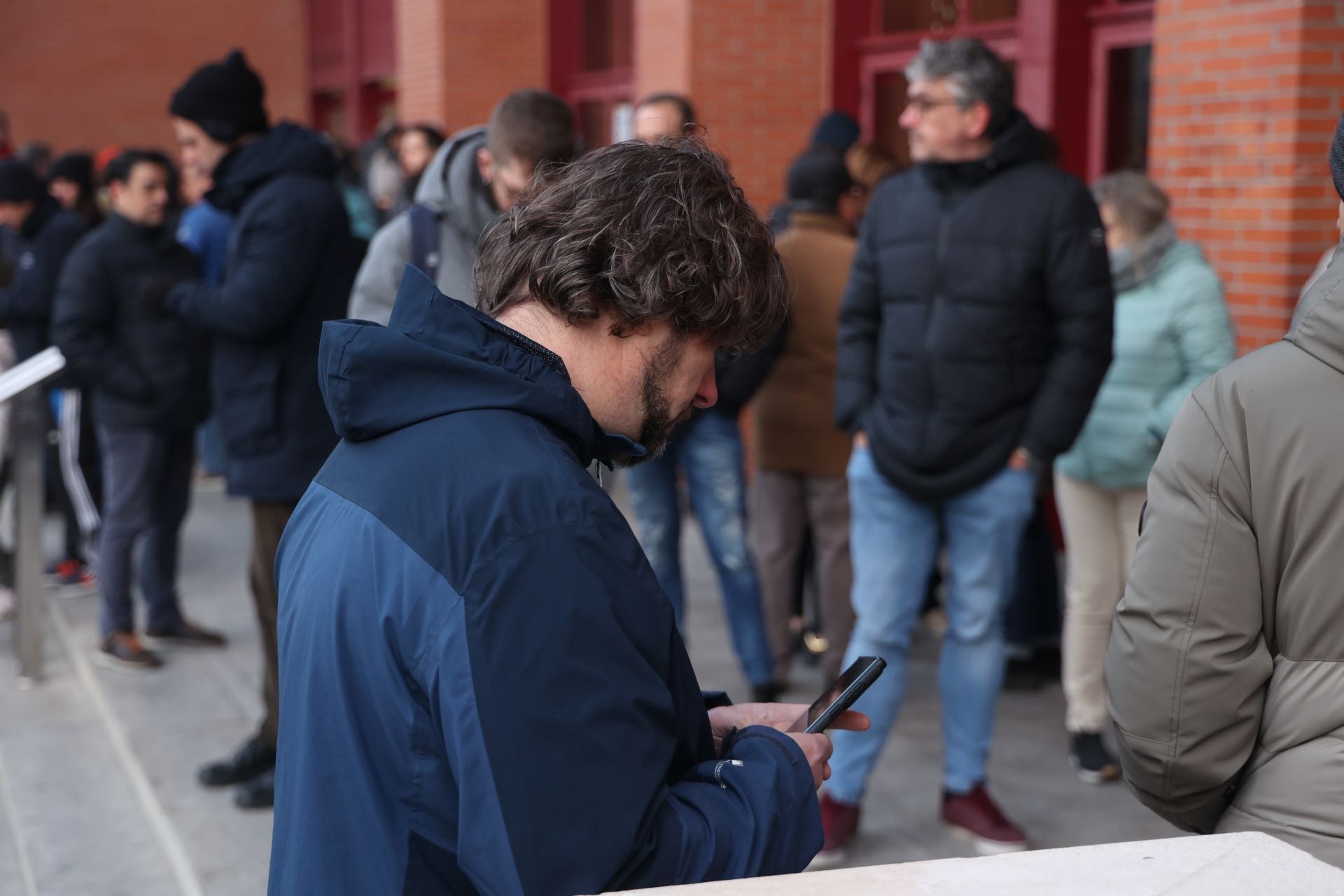 Imágenes de los miles de opositores que buscan en Valladolid una plaza en la Administración