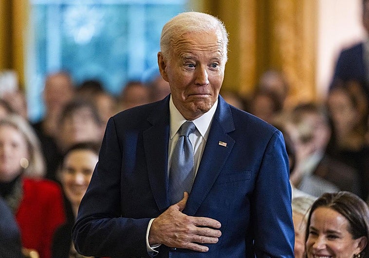 Joe Biden, el pasado miércoles durante un acto en la Casa Blanca.