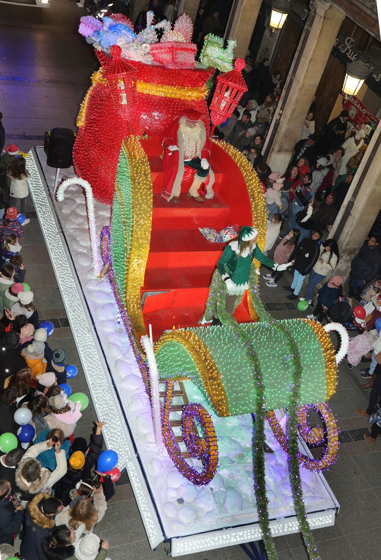 Papá Noel visita Palencia