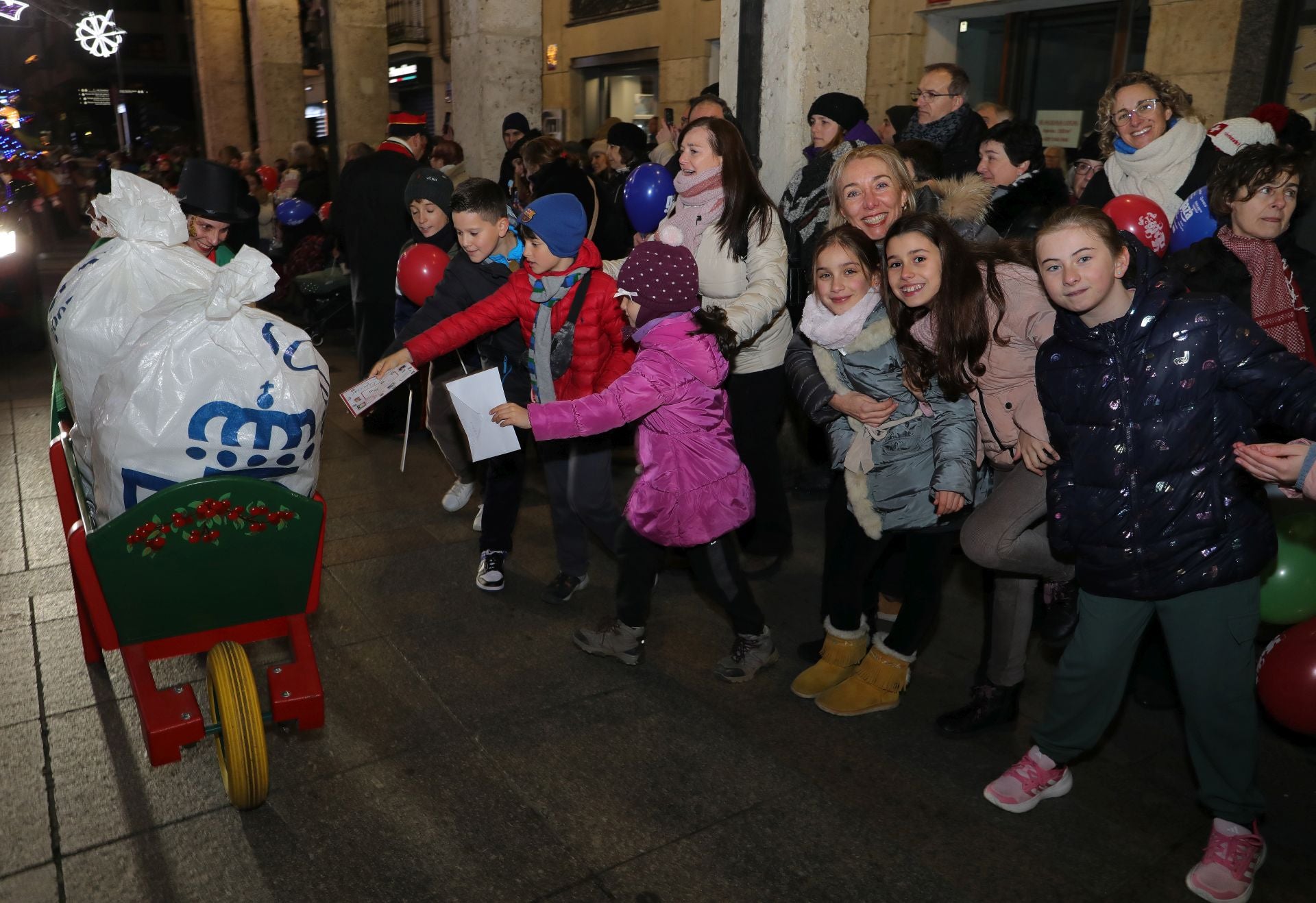 Papá Noel visita Palencia