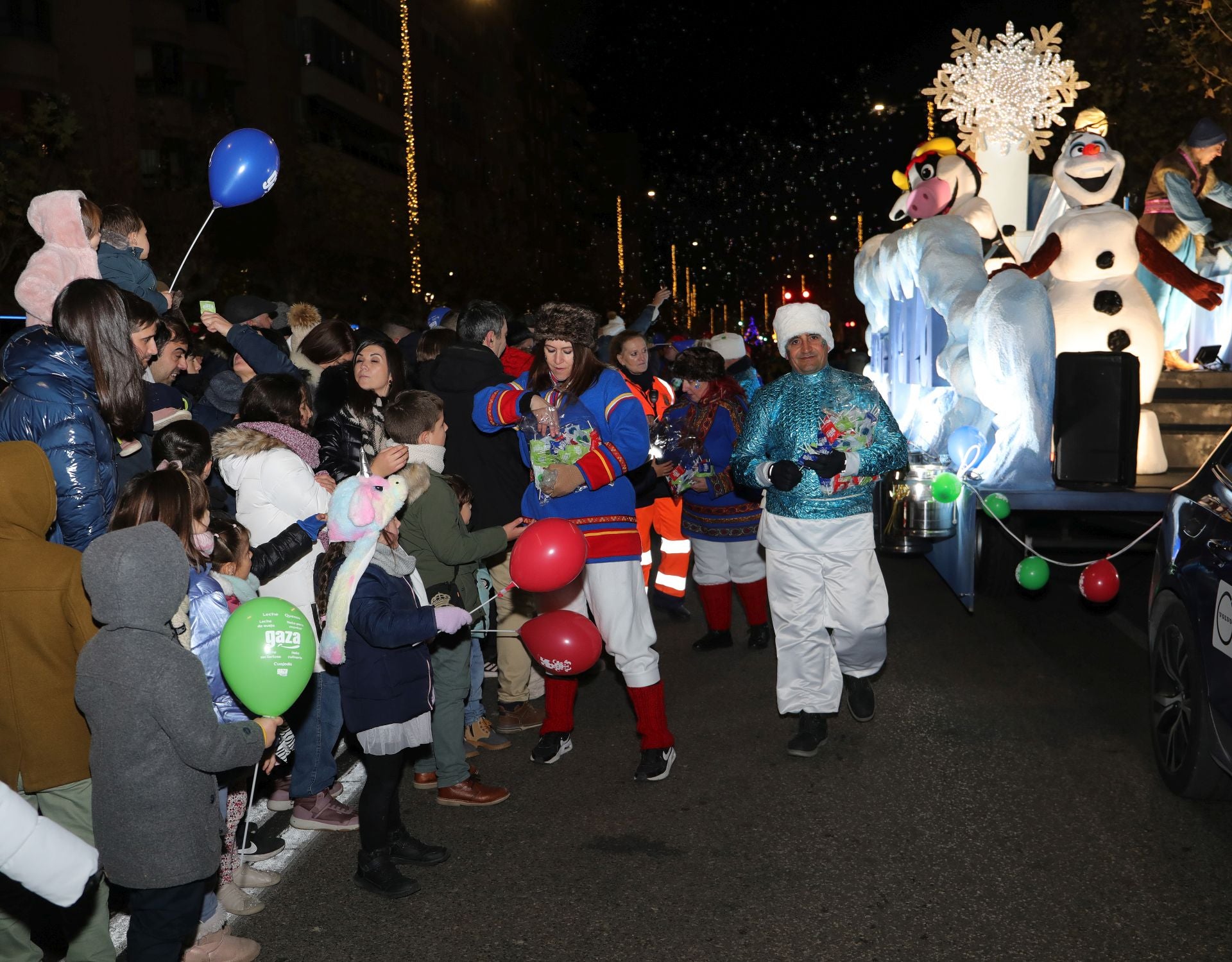 Papá Noel visita Palencia