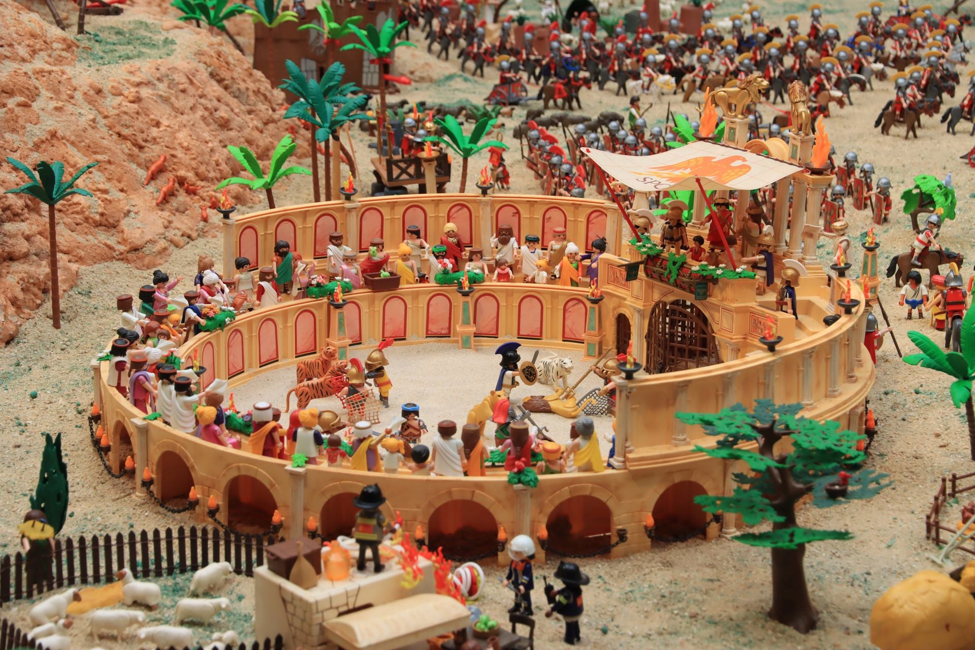 El belén de Playmobil, en imágenes