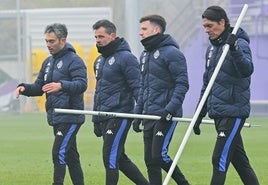 Renso Valinoti, Diego Cocca, Ignacio Laurino y Marcelo Goux.