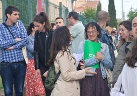 Aspirantes de las oposiciones a Secundaria, el pasado mes de junio en Valladolid.