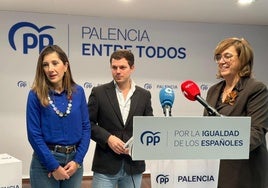 Concejales del Grupo Popular en el Ayuntamiento de Palencia.