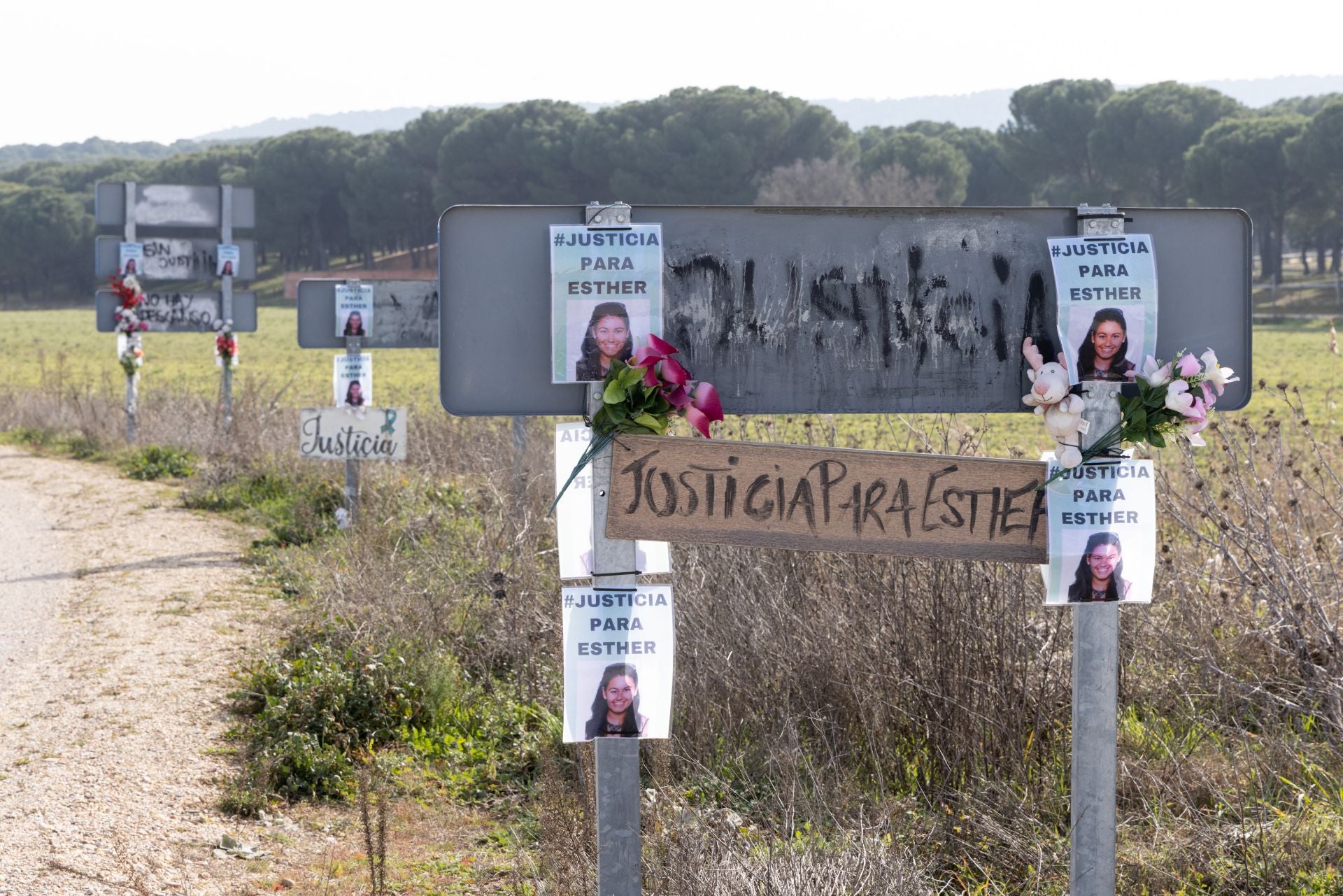 Zona donde apareció el cuerpo de Esther López.