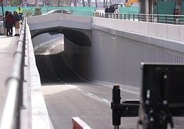 El túnel de Labradores, este martes.
