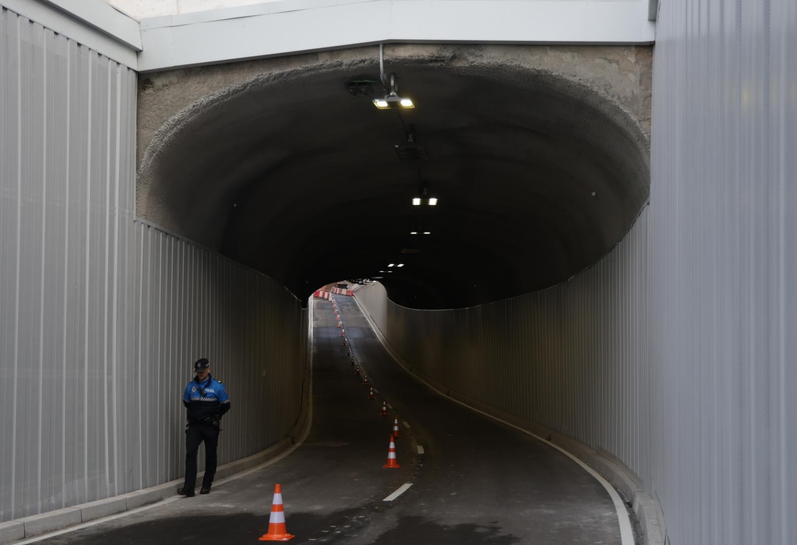 La reapertura parcial del túnel de Labradores, en imágenes