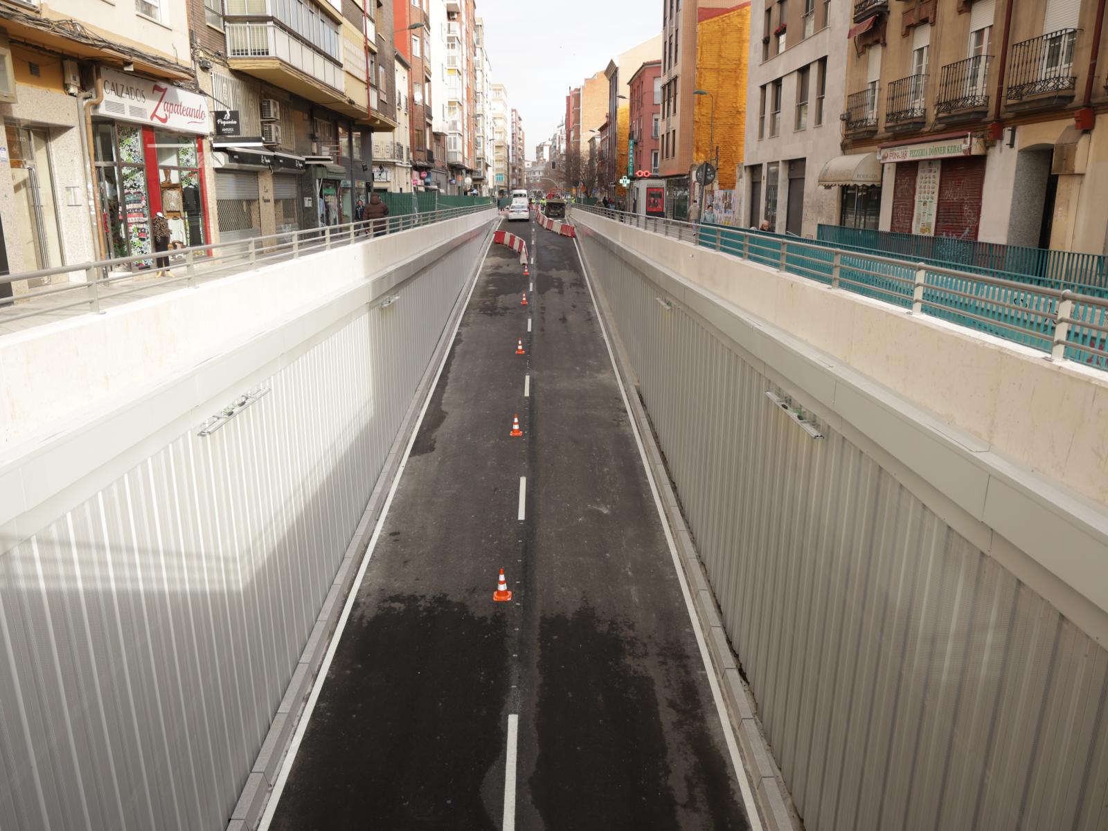 La reapertura parcial del túnel de Labradores, en imágenes