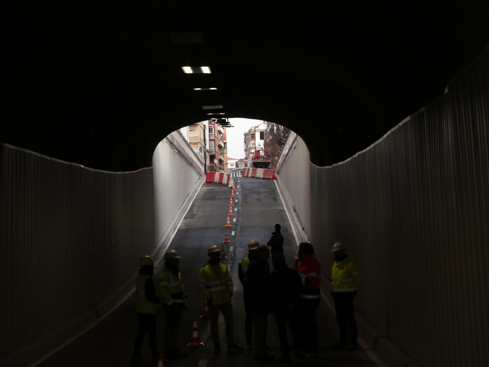 La reapertura parcial del túnel de Labradores, en imágenes