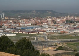 Vista de la ciudad de Palencia desde el Monte el Chivo.