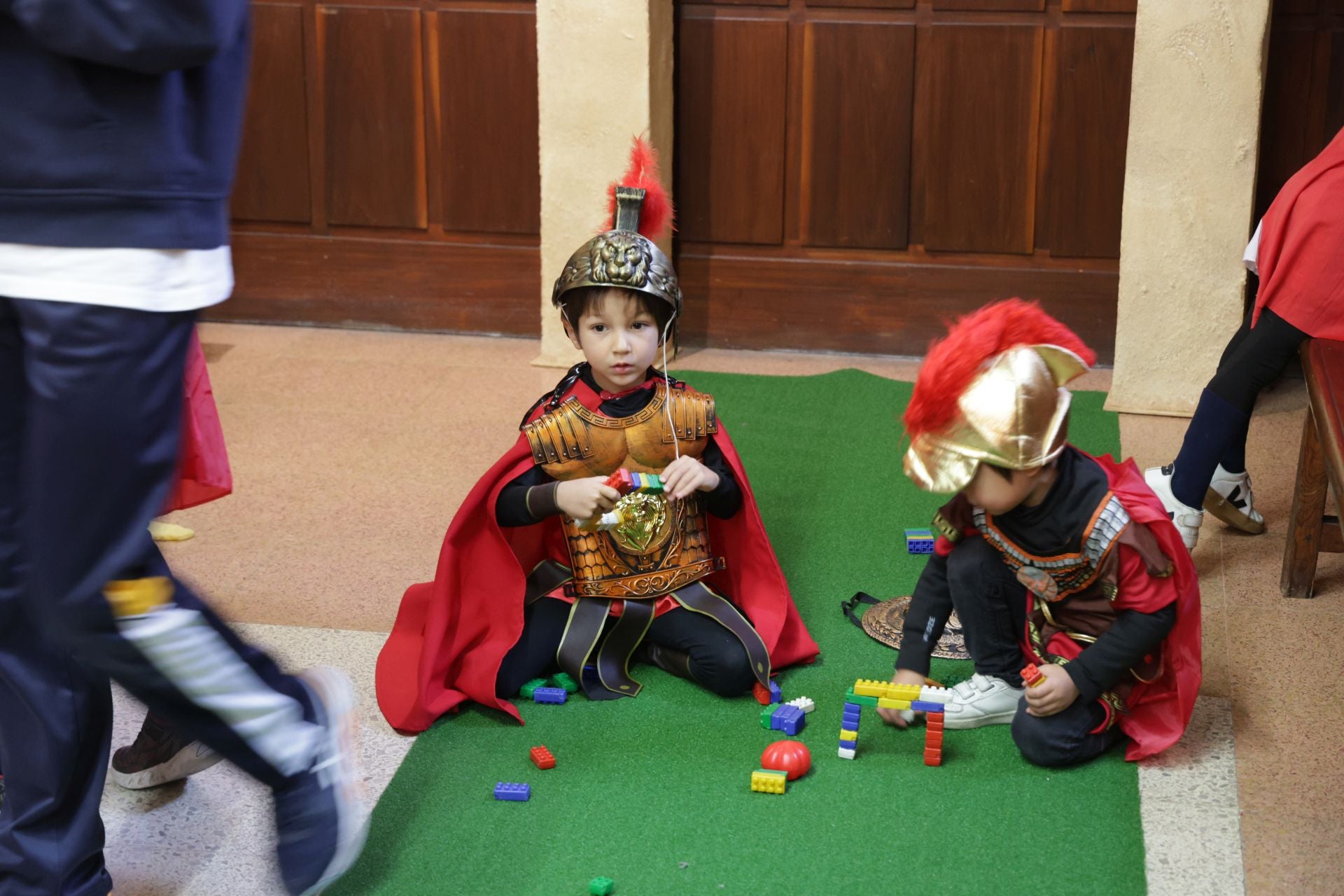 Belén viviente en el colegio de Lourdes de Valladolid