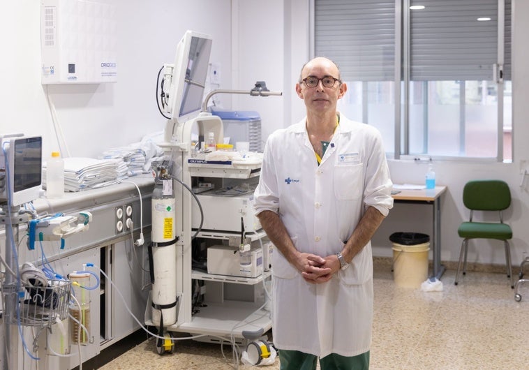 Luis Ignacio Fernández Salazar, jefe del Servicio de Aparato Digestivo del Hospital Clínico de Valladolid.