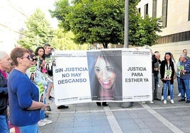 Concentración en los juzgados de Valladolid durante el pasado mes de septiembre.