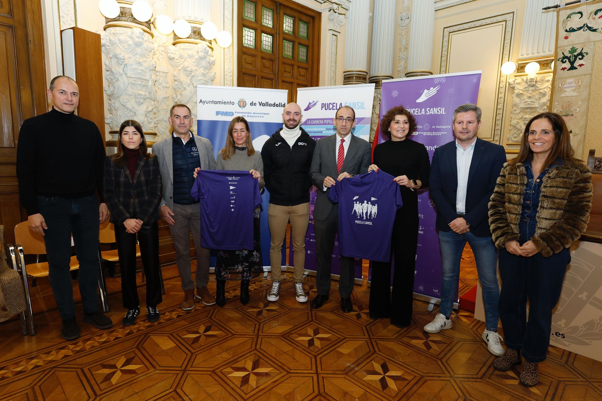 Presentación de la Pucela Sansil en el Ayuntamiento de Valladolid.