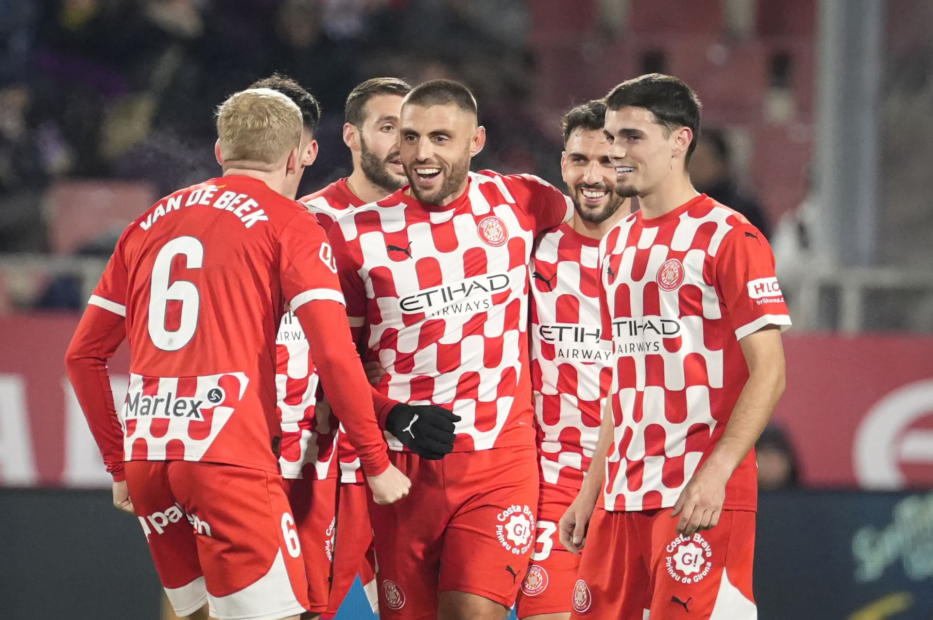 Las imágenes del partido entre el Girona y el Real Valladolid