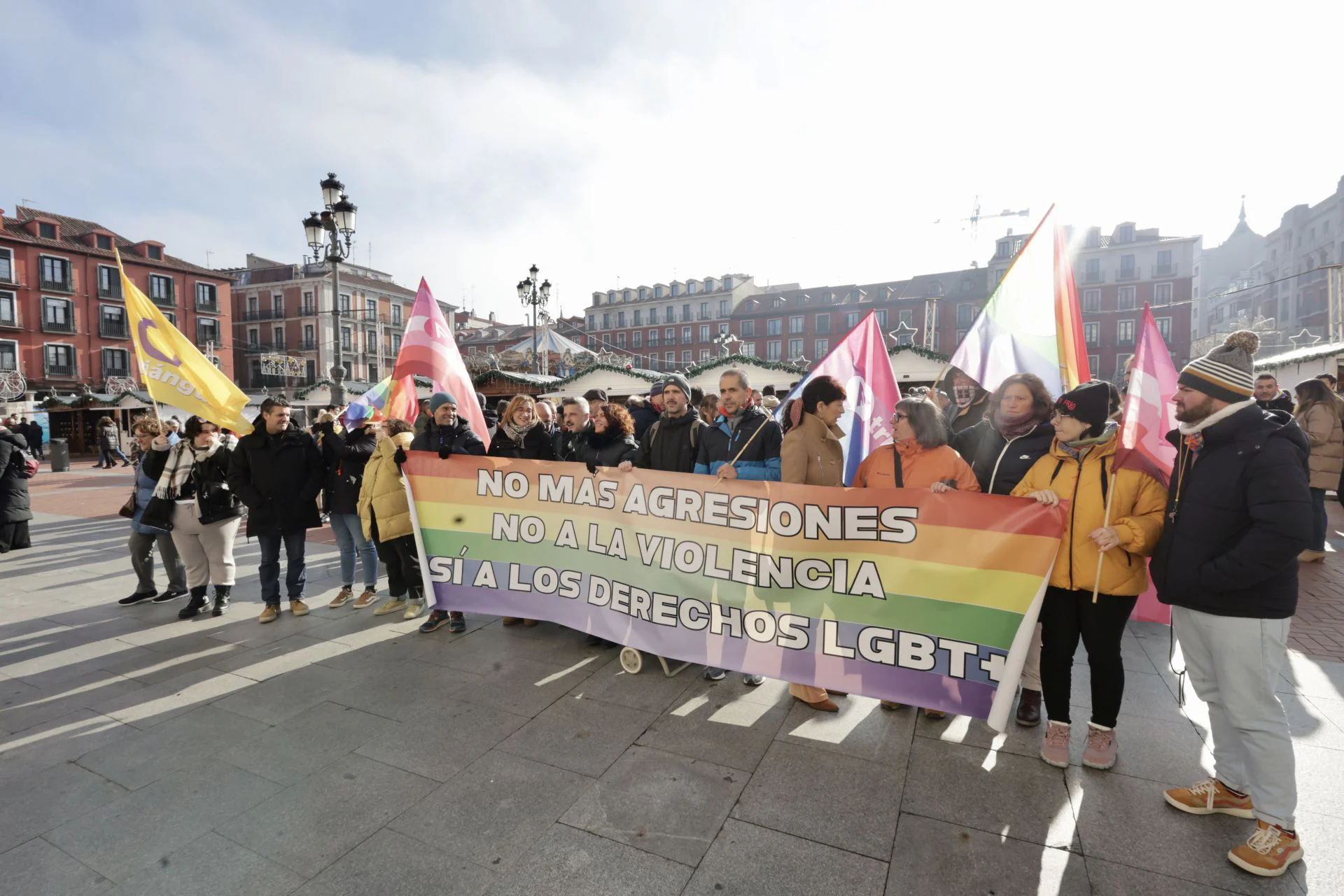 La protesta contra las agresiones homófobas, en imágenes