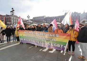 Protesta por las agresiones homófobas: «Valladolid no es un espacio seguro para las personas LGBTIQ+»