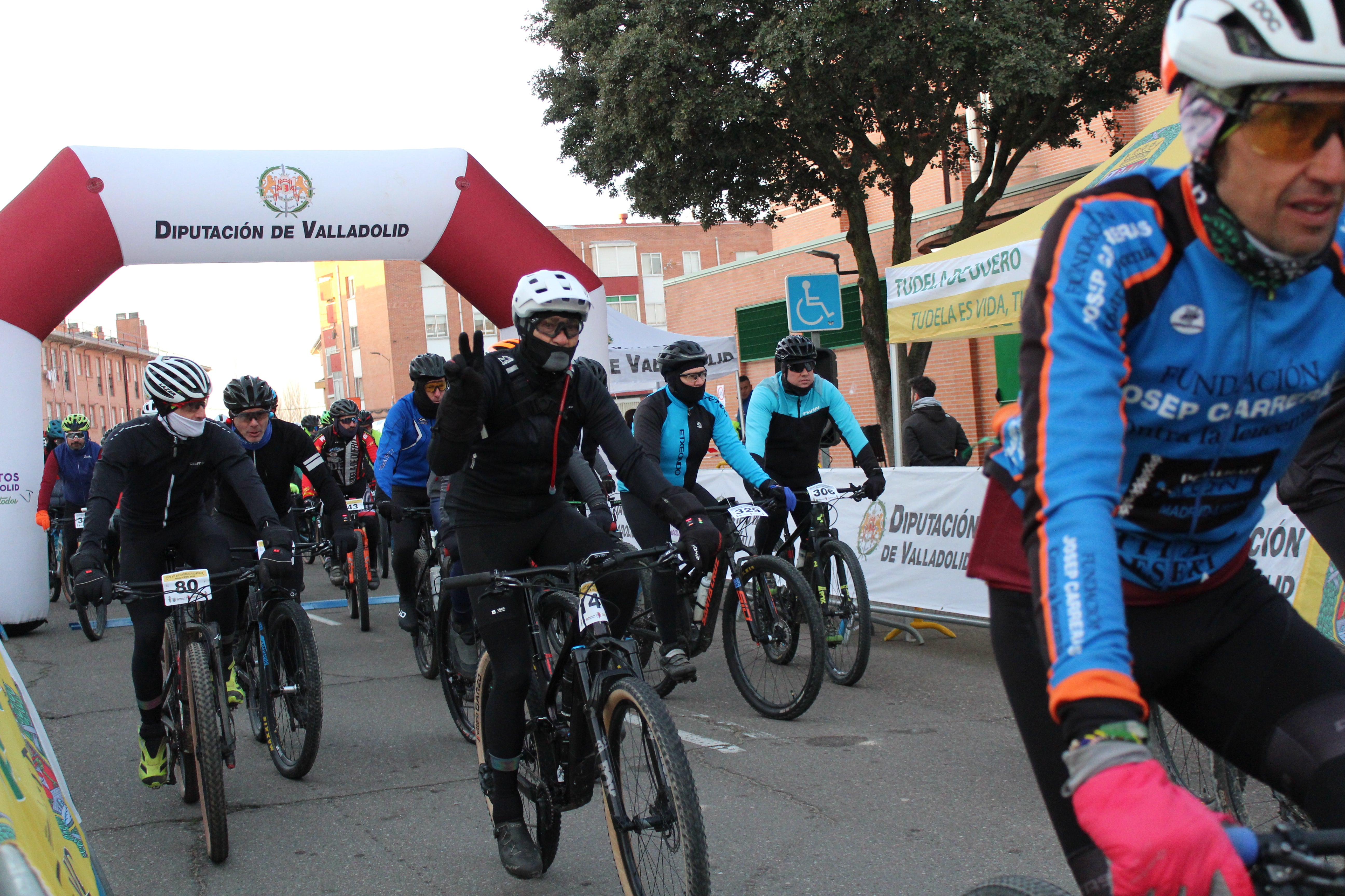 La XIII Bajo Cero Bike de Tudela de Duero, en imágenes