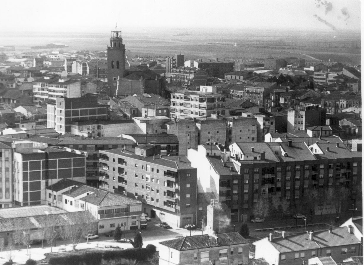 Vista del casco urbano de la localidad.