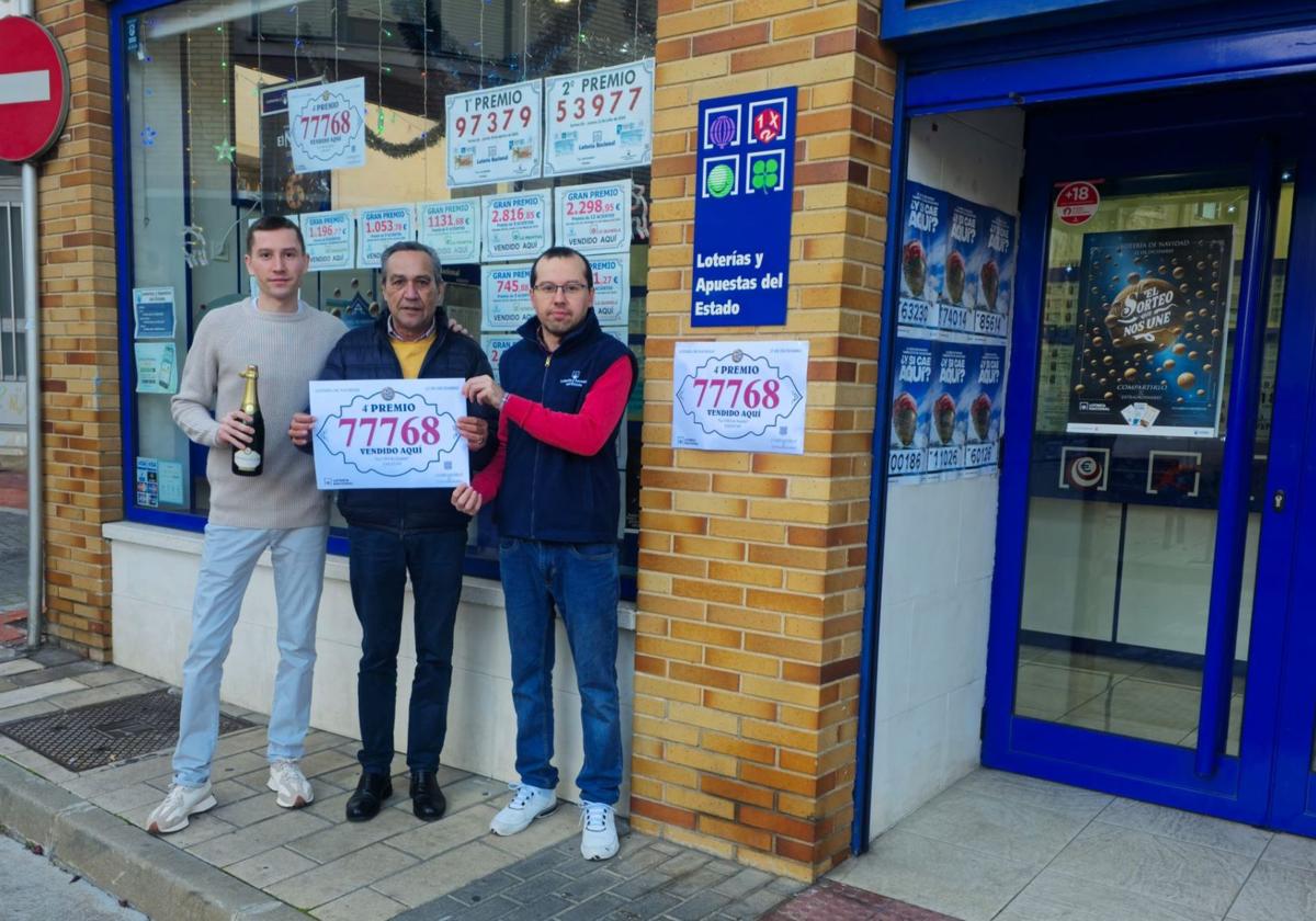 Un cuarto premio deja 280.000 euros en Zaratán, Tordesillas, Carpio y Arroyo