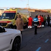 Herido un hombre en un atropello en Vía Roma